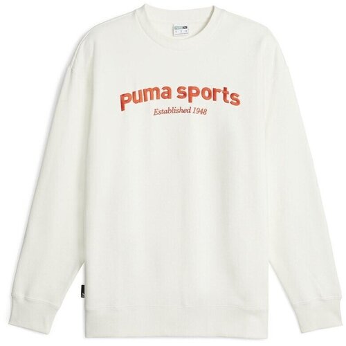 Puma Puloverji Team Crew Fl Bela Cene