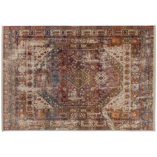 Lesnina-XXXL tkana preproga mystik 160/235 cm tkano lila, oranžna, rdeča Slike