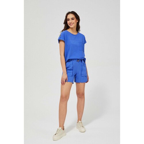 Marisse Viscose Shorts L-Sh-3412 Atlantic Blue Slike