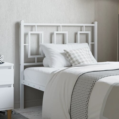 vidaXL Metalno uzglavlje bijelo 90 cm Cijene