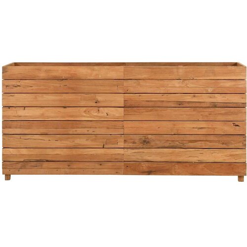  Povi&amp;scaron;ena gredica 150 x 40 x 72 cm reciklirana tikovina i čelik Slike