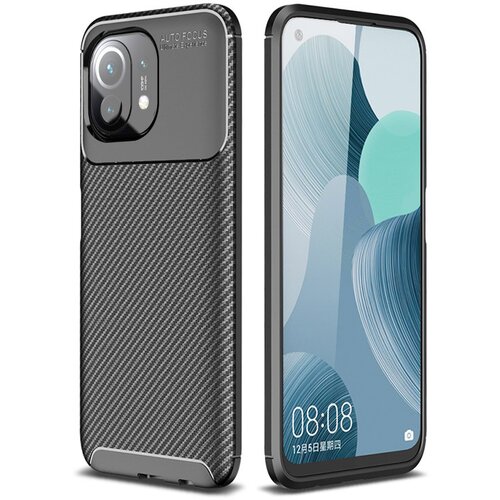  Maska za Xiaomi Mi 11 Carbon Defender crna Cene