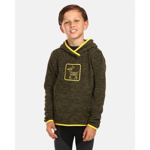 Kilpi Children&amp;#039;s fleece hoodie FLOND-JB Green Slike
