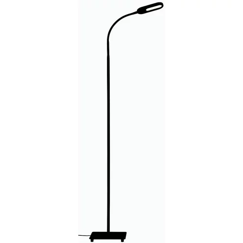 Podna LED svjetiljka (Visina: 128 cm, Crne boje)