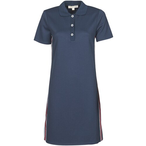 Michael Kors Kratke obleke SS LOGO TAPE POLO DRS Modra Slike