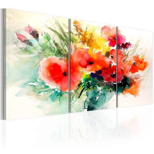  Slika - Watercolor Bouquet 60x30 Slike