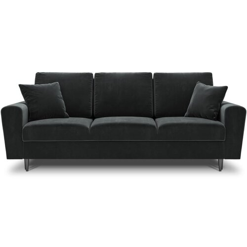 Cosmopolitan Design Tamno siva baršunasti sklopiva/s prostorom za odlaganje sofa 235 cm Kyoto – Cijene