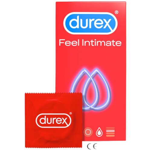 Durex Feel Intimate - tankostenski kondom (12 kosov) Slike