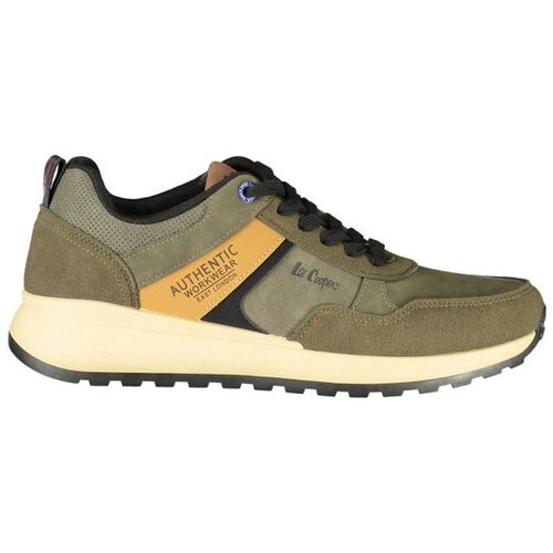 Lee Cooper mu&amp;scaron;ke tenisice LCM628105 s kontrastnim detaljima maslinastozelene Slike