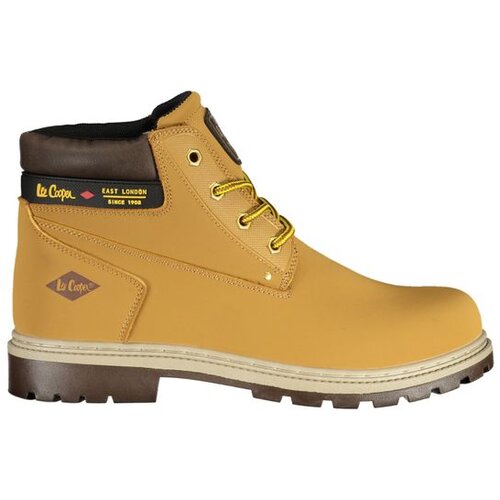 Lee Cooper mu&amp;scaron;ke gležnjače LCM629115 chukka sa smeđim detaljima oker Slike