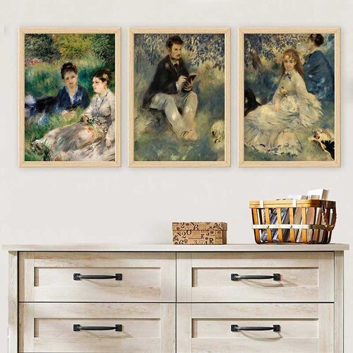 Wallity Set uramljenih slika 3NTC_UN894914, 3 Dela Cene