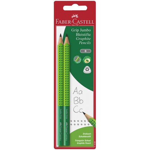 Faber-Castell grafitni svinčnik Grip Jumbo, 2 kosa, zelen Cene