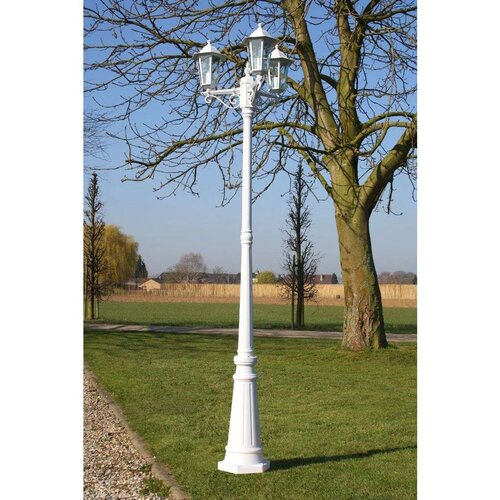  Stupna svjetiljka 3-lanterne 215 cm bijela Slike