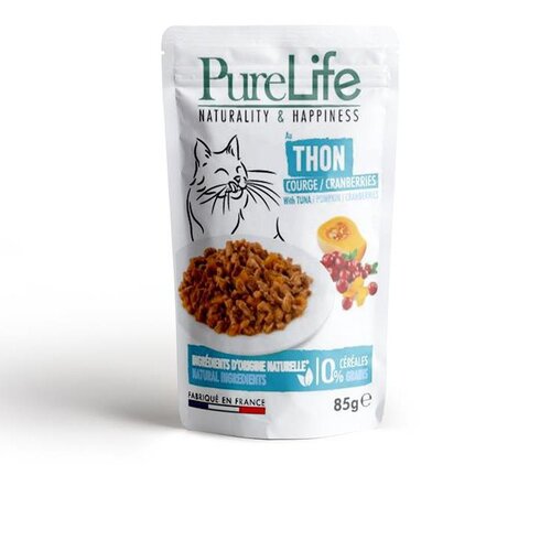 Pro nutrition pure life cat sos tunjevina 85gr Slike