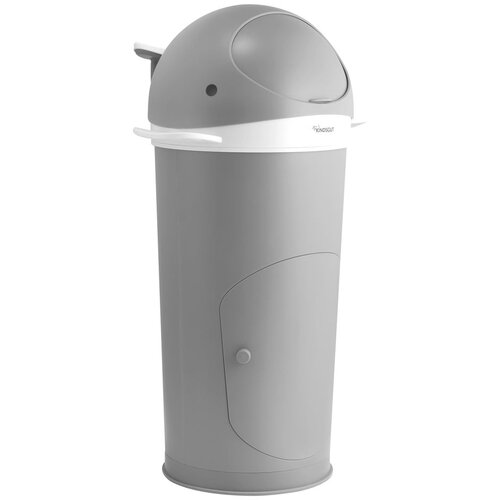 Kindsgut Temno siv plastičen koš za plenice 25 l Whale – Cene