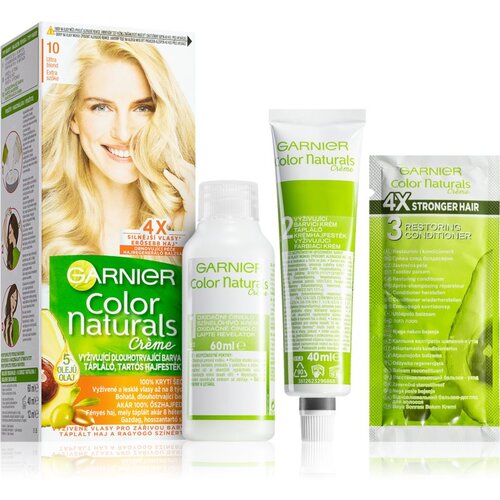 Garnier color Naturals Créme trajna in sijoča barva za lase 40 ml odtenek 10 Natural Ultra Light Blond Cene
