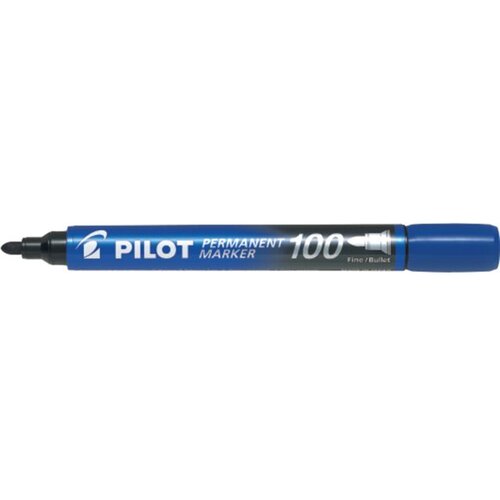 Pilot marker permanent 100 okrugli vrh plavi 351111 Cene