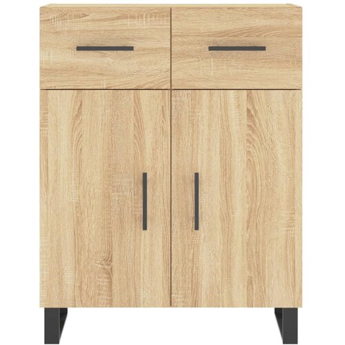  Visoka komoda hrasta sonome 69,5x34x180cm od konstruiranog drva Slike
