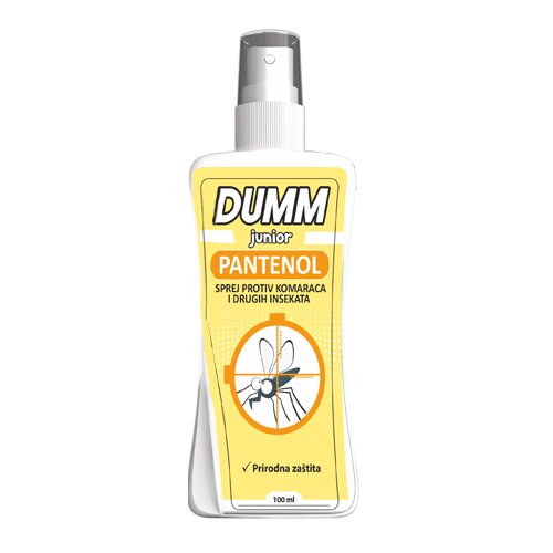 Abela pharm Dumm junior pantenol sprej protiv komaraca, 100ml Slike