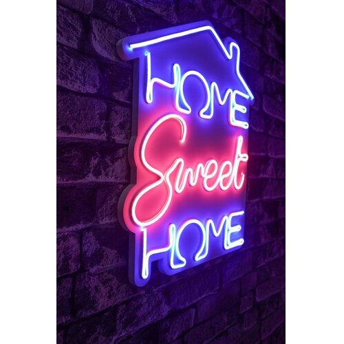 Wallity Dekorativno LED osvetljenje Home Sweet Home, Plavo Cene
