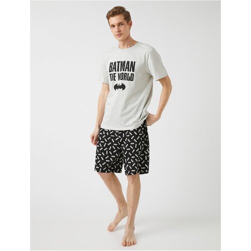 Koton Pajama Set - Black - With Slogan Slike