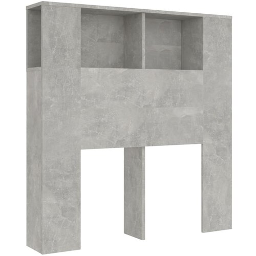 Maison Chic vzglavna omarica - nočna omarica - posteljna omarica betonsko siva 100x18,5x104,5 cm, (21705590) Cene