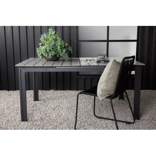 Venture Home Levels pravokutni vrtni blagovaonski stol 160 &times; 100 cm, crni Cijene