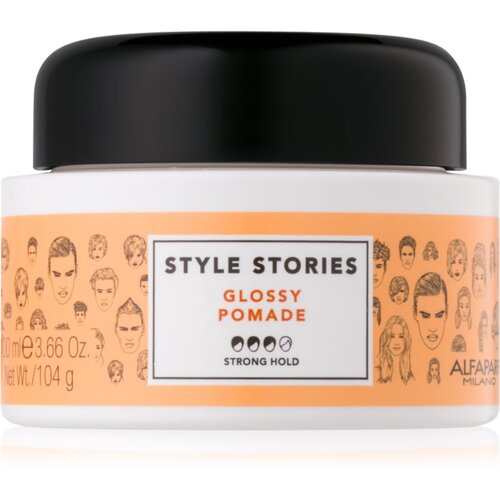 ALFAPARF MILANO Style Stories The Range Paste pasta za oblikovanje jako učvršćivanje Glossy Pomade 100 ml Cijene