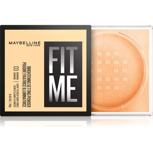 Maybelline Fit Me! Powder matirajući puder u prahu nijansa 03 Banana 15 g Slike