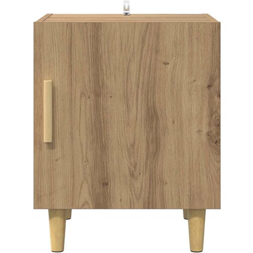  Noćni ormar Zidne 2 pcs Umjetnički hrast 40 x 40 x 50 cm Slike