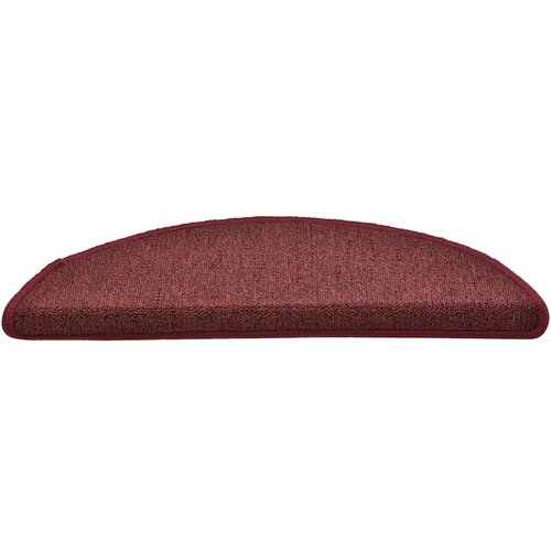  Prostirke za stepenice 30 kom 56x17x3 cm Bordo poluokrugle Slike