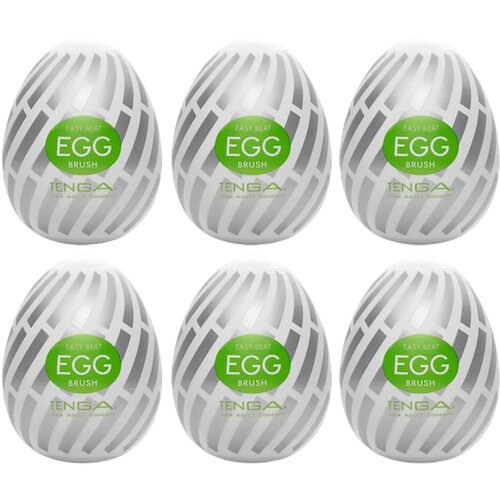 Tenga Egg Brush - jajce za masturbacijo (6 kosov) Cene