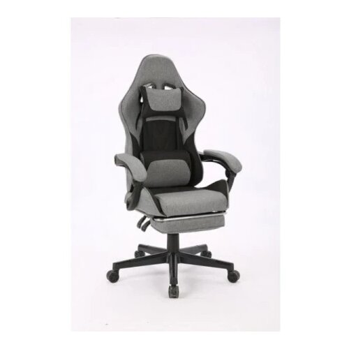 Eplaygame hc-4095 bdg platno/tamno sivo crna gaming stolica Slike