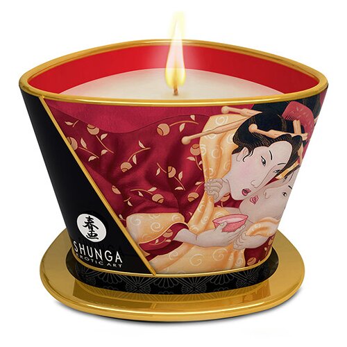 Shunga masažna svijeća - strawberry, 170 ml Cene