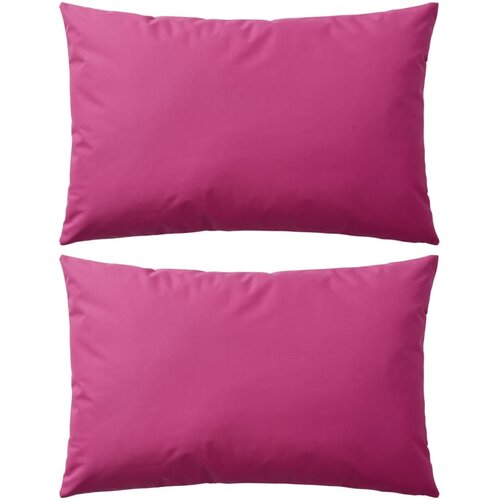 vidaXL Zunanje blazine 2 kosa 60x40 cm roza, (20768962) Cene