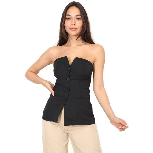 La Modeuse Topi &amp;amp; Bluze 71327_P167627 Črna Slike