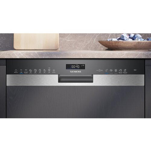 Siemens SN55ZS07CE IQ500 Pomivalni stroj 60 cm delno vgrajen Nerjavece jeklo Slike