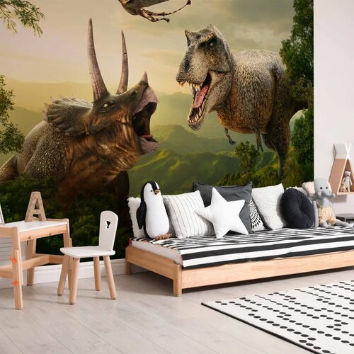  Foto tapeta - Dinosaur Square 350x256 Premium Slike