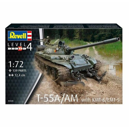 Revell Maketa T-55A/AM With KMT-6/EMT-5 RV03328/090 Cene