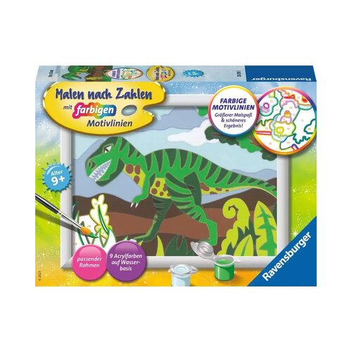 Ravensburger Slikanje po številkah - lačni dinozaver Cene