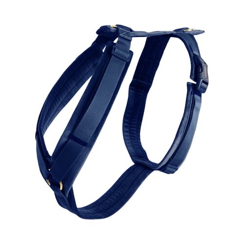 Kentucky Dogwear Pasja oprsnica, mornarsko moder žamet - M (30-48) cm Slike
