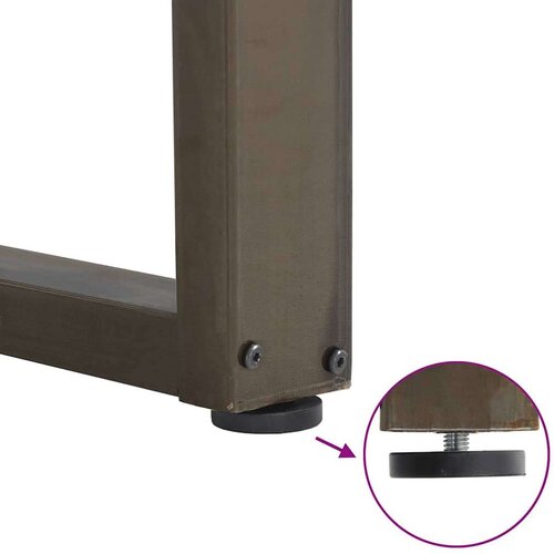  Noge za klub stolić U-oblik 2 kom Prirodni čelik 60 x (30-31) cm Čelik - Prirodna 60 x (30-31) cm 2 1 Slike