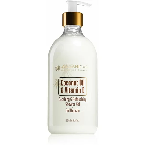Arganicare Coconut Oil & Vitamin E mehčalni gel za prhanje 500 ml