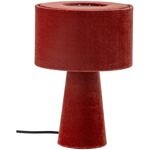 Bloomingville Crvena stolna lampa s tekstilnim sjenilom (visina 30 cm) Emmie &amp;ndash; Slike
