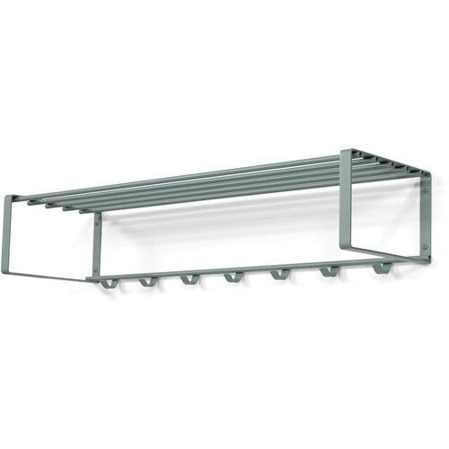 Spinder Design Zelena/siva metalna zidna vje&amp;scaron;alica s policom Rex &amp;ndash; Slike