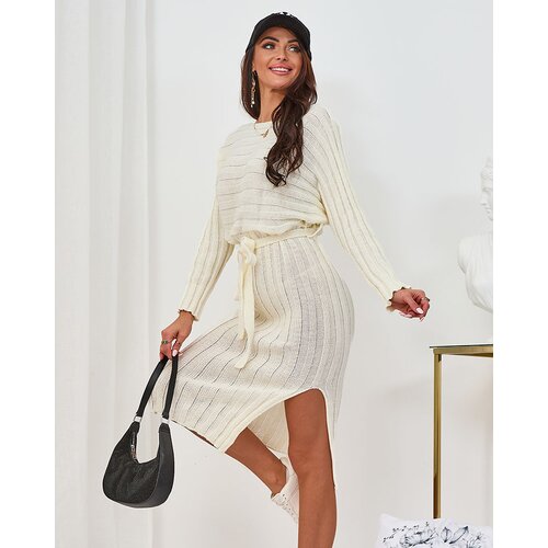 Resti Ecru women's sweater dress Cijene