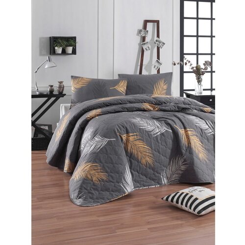 EnLora Home Olivia - Gold, Grey GoldGrey Ranforce Double Bedspread Set Cene