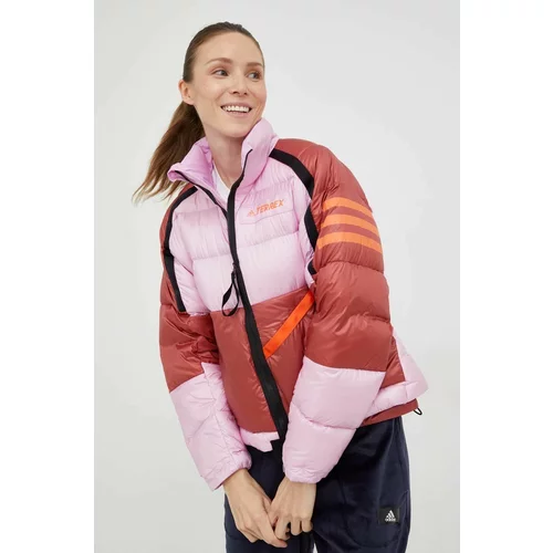 adidas Terrex Sportska pernata jakna Utilitas boja: ružičasta