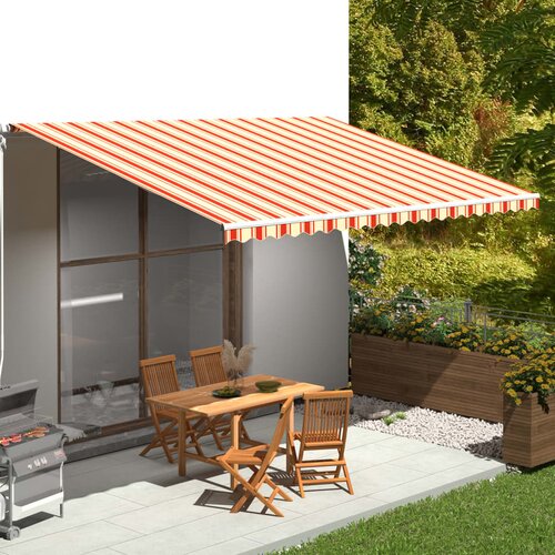 vidaXL Nadomestno blago za tendo rumeno in oranžno 5x3,5 m, (20728829) Cene