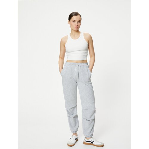 Koton Jogger Trousers Tie Waist Pocket Elastic Cuffs Slike